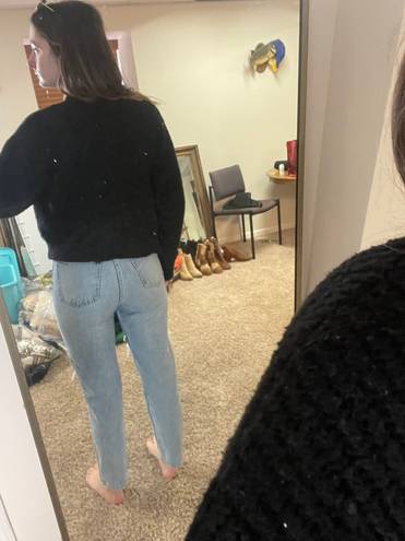 ZARA Ripped Mom Jeans 4