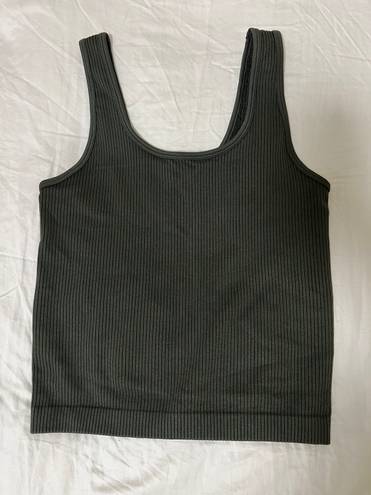 Target green ribbed tank