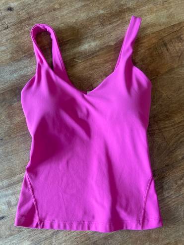 Lululemon Sonic Pink Align Tank