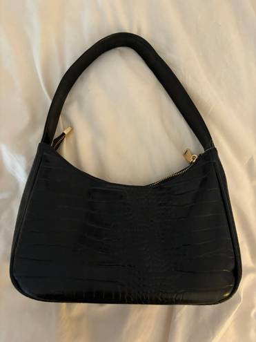 Black Crocodile Handbag