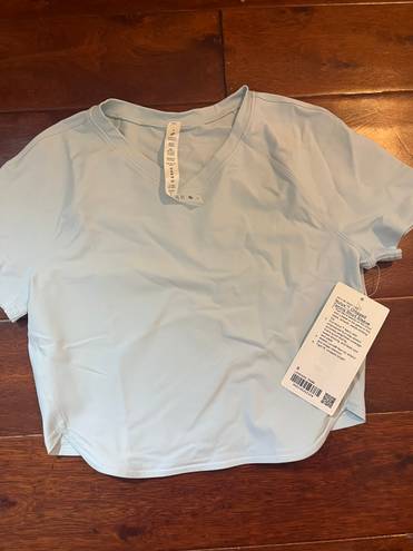 Lululemon Nulux Cropped Tennis Short Sleeve