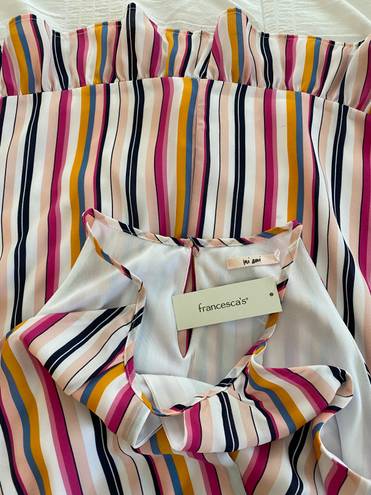 Francesca's NWT Multi-Color Stripe Dress