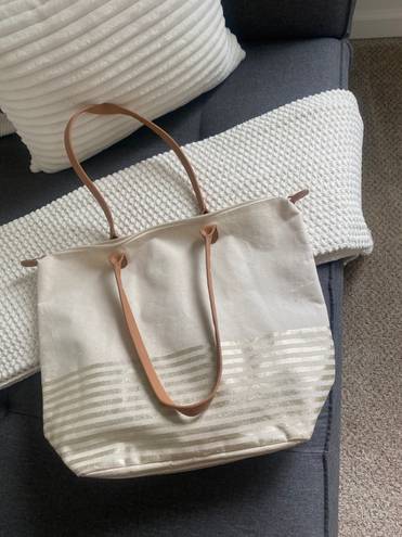 Neutral Beach Bag Tan