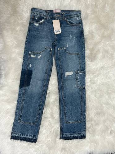 Revice Denim REVICE Manhattan Soho Low Rise Carpenter Jeans Medium Wash Size 25