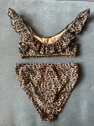 Cabana Del Sol 2-Piece Animal Print Bathing Suit