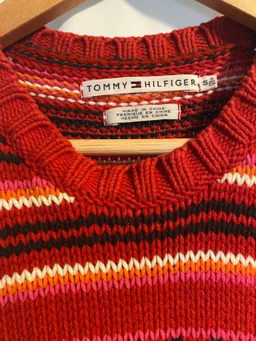 Tommy Hilfiger Red Sweater Vest sz S