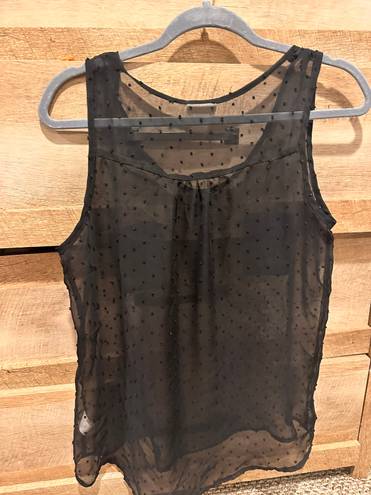 belle du jour Sheer Tank Top