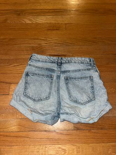 PacSun light blue mom shorts