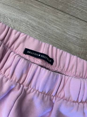Brandy Melville Pink Sweatpants