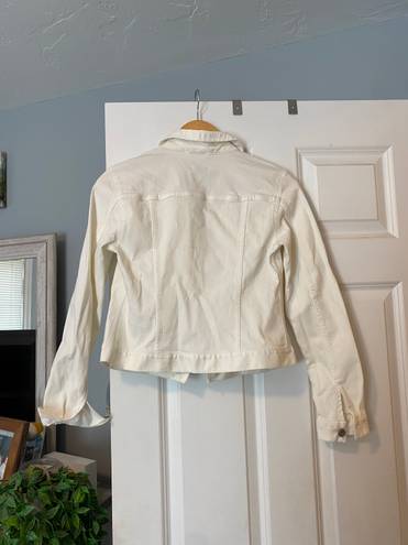 The Loft White Denim Jacket 