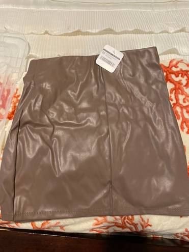 The Copper Closet High Waisted Bodycon Mini Skirt