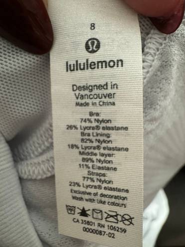 Lululemon Free To Be Wild Bra White Camo