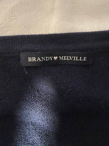 Brandy Melville Blue Elizabeth Argyle Cardigan