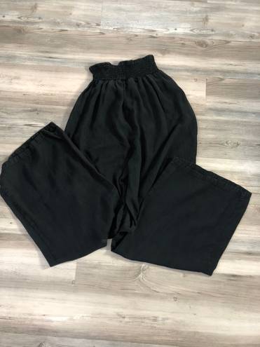 Harper , Black, Wide leg, Pull On Pants, Size Large