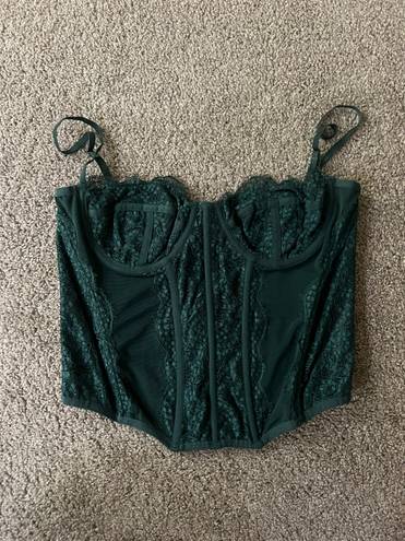 Urban Outfitters Green Corset Top