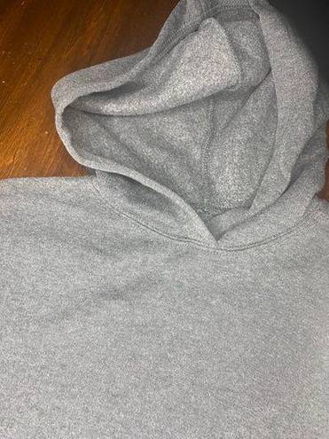 Ci Sono Cropped Hoodie Charcoal Gray