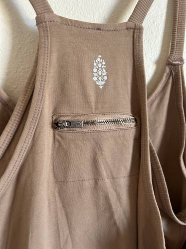 Free People Movement Hot Shot Mini Dress | NWOT | Small | Mocha Latte