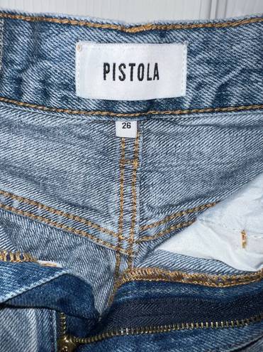 Pistola Distressed Jean Shorts