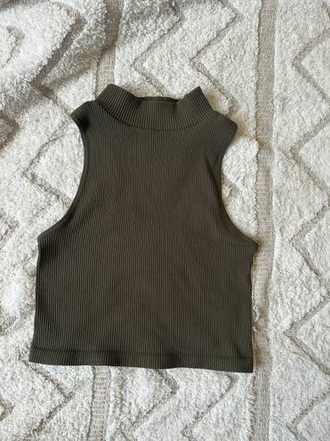 Lane 201  Olive Green Turtle Neck 