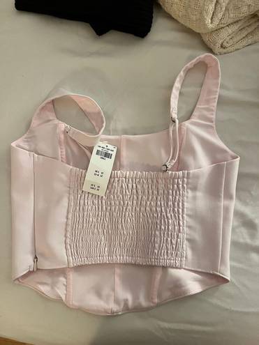 Abercrombie & Fitch Abercrombie Pink Corset Tank