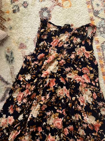 American Eagle Tiered Floral Tank Dress