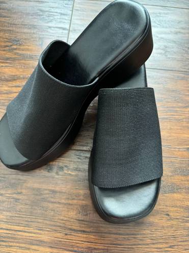 platform sandals Black Size 8.5