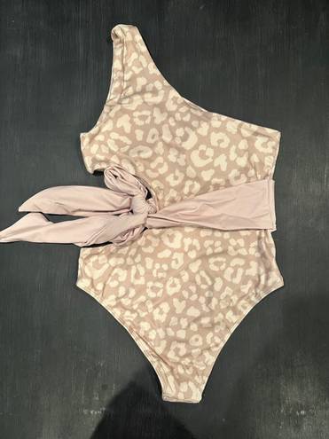 Pink Lily One Piece Swimsuit