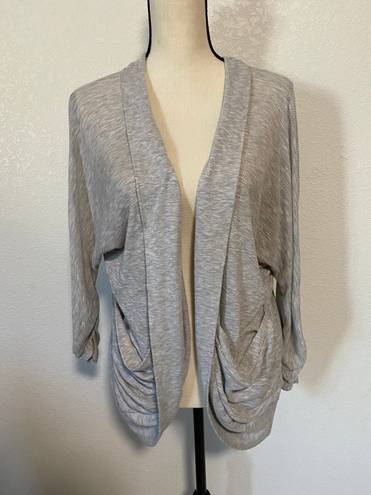 Say Anything - Women's Grey Cardigan Size XXL Pockets