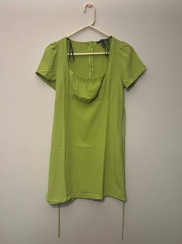 Forever 21 Green  Milkmaid Dress