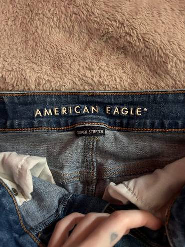 American Eagle Outfitters Ripped Denim Jean Skirt