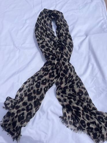 Ann Taylor Cheetah Print Scarf