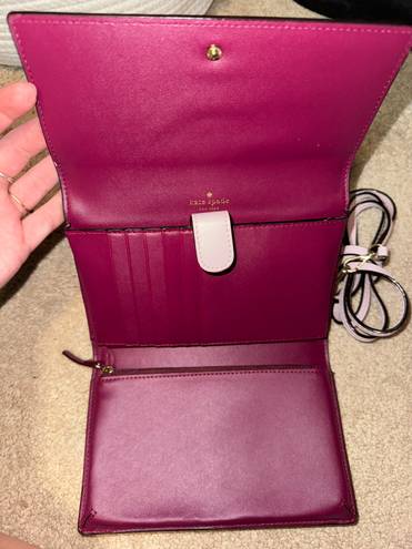 Kate Spade Light Purple Crossbody Wallet