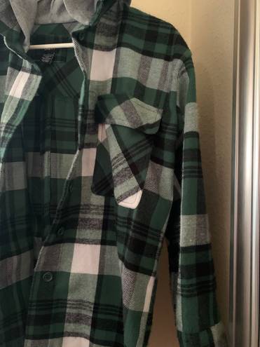 Justify Flannel Hoodie