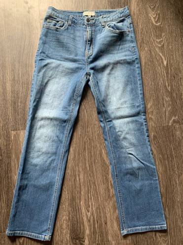 Harper High Rise Straight Denim Jeans