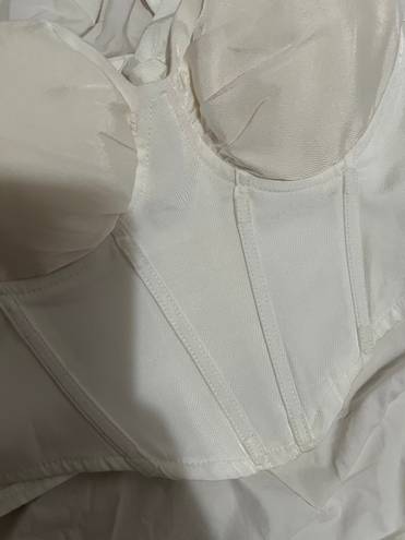 White Corset Top Size M