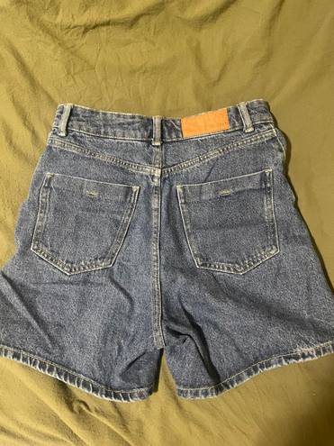 ZARA High Waisted Mom Shorts Size 0