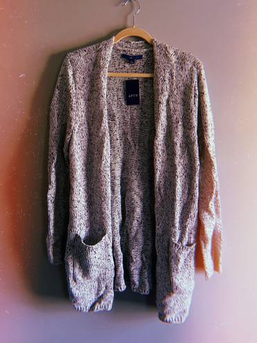 Apt. 9 Heather Gray Knit Long Cardigan