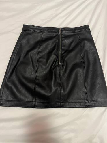 Abercrombie & Fitch Leather Skirt