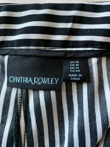 Cynthia Rowley Flowy Wide Leg Patterned Pants