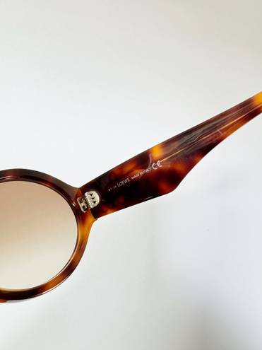 Loewe Story Round Frame Tortoiseshell Acetate Sunglasses