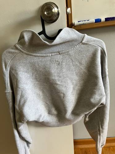 Aerie Gray Quarter Zip