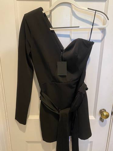 Revolve Monsieur Mini Dress in Black