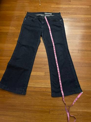 DKNY Jeans Dark Blue Mid Rise Boyfriend Cut Cotton Jeans, size 10