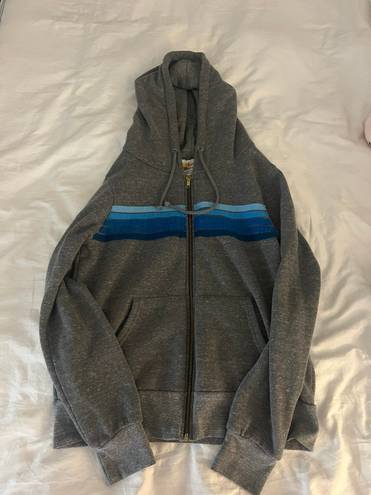 Aviator Nation 5 Strip Zip Up Hoodie