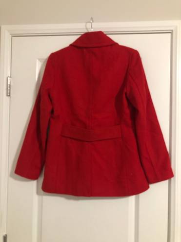 Old Navy Red Peacoat