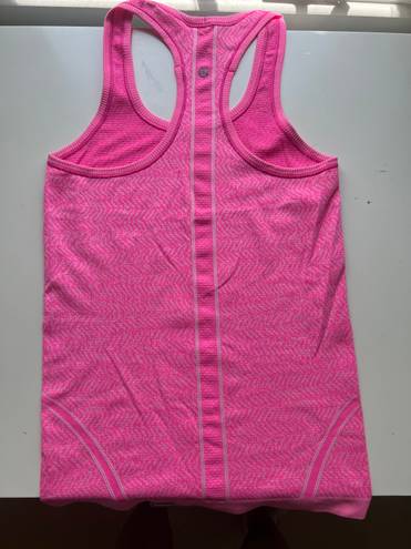 Lululemon Swiftly Tech Razorback Tank Pink