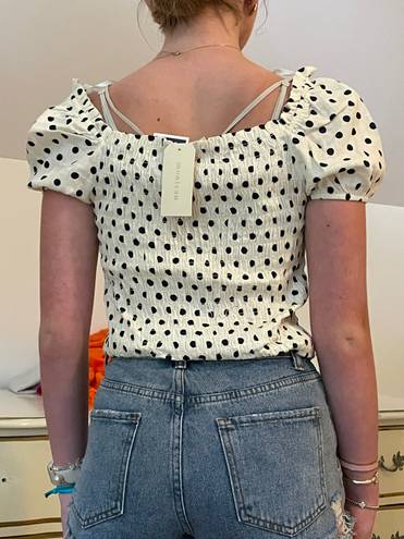 Marshalls polka dot blouse