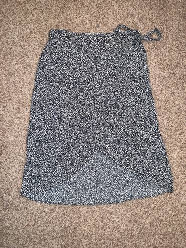 American Eagle  Cheetah Wrap Skirt