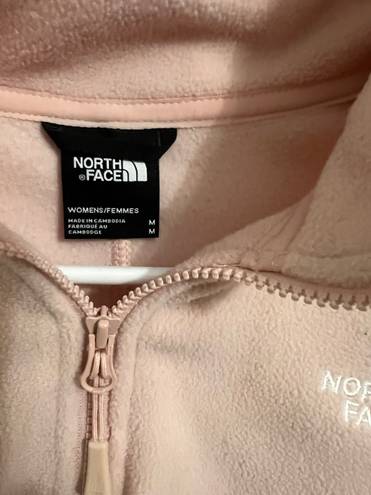 The North Face Pink Quarter Zip Fleece