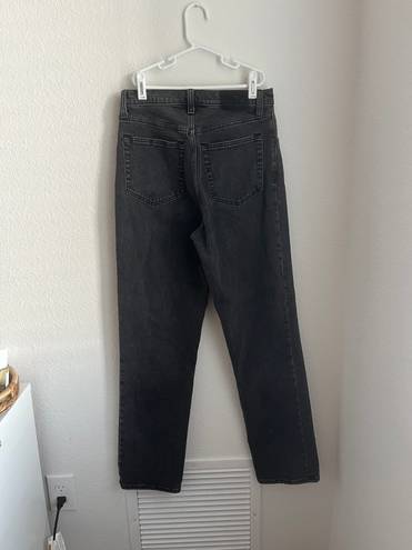 Abercrombie & Fitch abercrombie ultra high rise 90s straight jean washed black